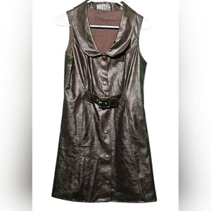 VINTAGE Bryant 9 Ltd By Susie Leather Vest EUC - SMALL PTP 18